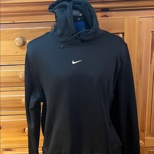 Nike Black Hoodie with White Logo